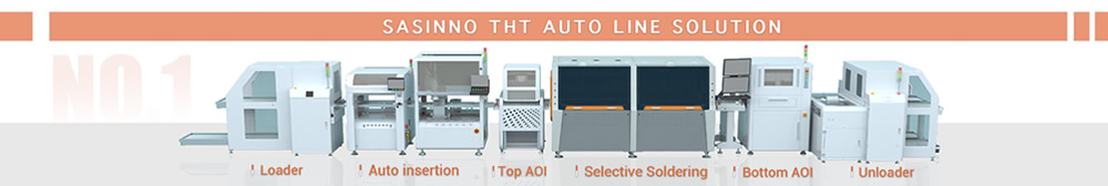 Selective Soldering Full Automation THT Production Line
