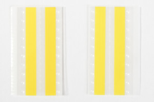 SMT double splice tape, ESD-type, yellow