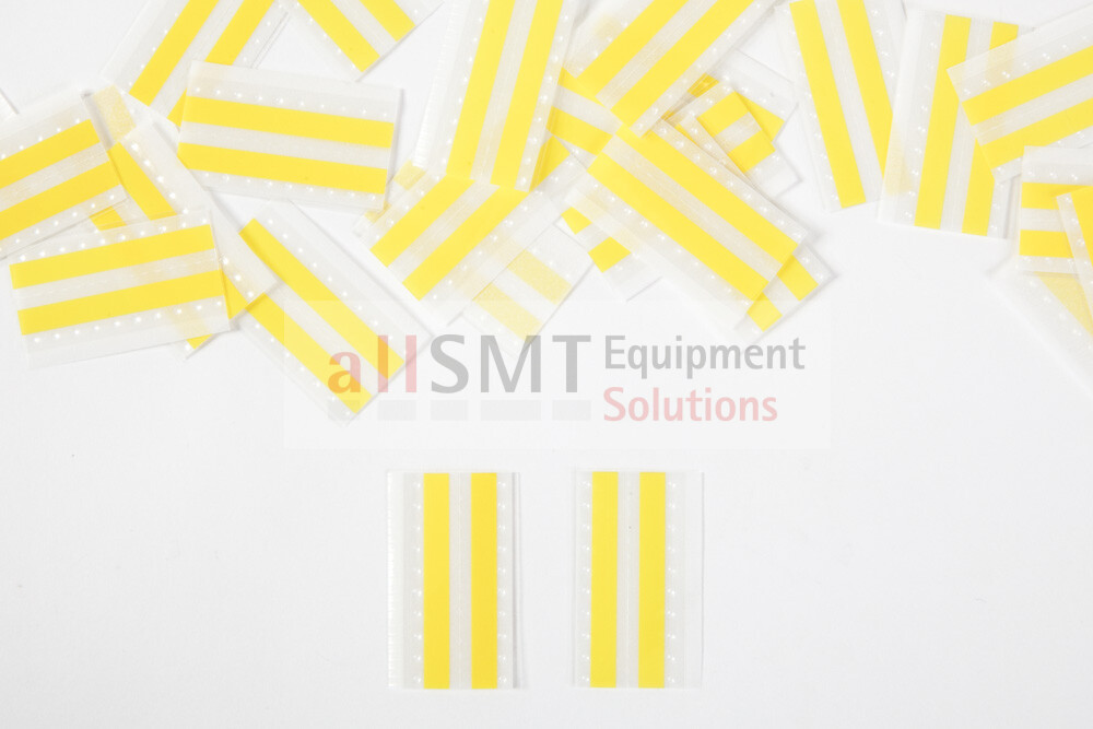 SMT double splice tape, ESD-type, yellow 32 mm